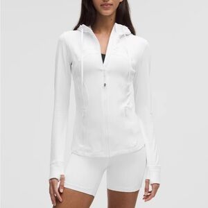Lululemon Athletica White Define Zip-Up Hoodie